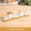 SearchFindOrder christmas 6 Christmas Wooden Train Ornament Decoration