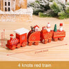 SearchFindOrder christmas 7 Christmas Wooden Train Ornament Decoration