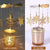 SearchFindOrder christmas Christmas Candle Holder Rotary Spinning Carousel Light