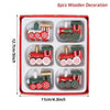 SearchFindOrder christmas Christmas Wooden Train Ornament Decoration