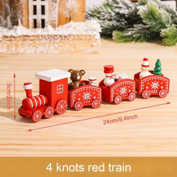 SearchFindOrder christmas Christmas Wooden Train Ornament Decoration
