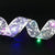 SearchFindOrder christmas Colorful Silver 50 LED Double Layer Fairy Lights Christmas Ribbon