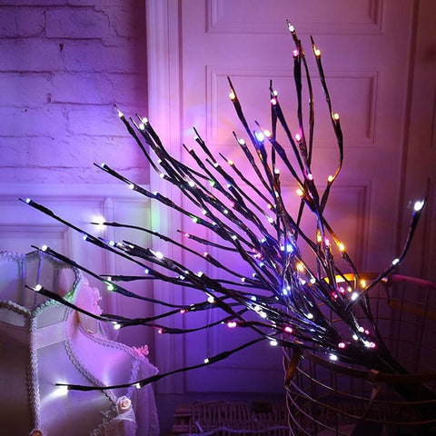 SearchFindOrder christmas Multi-Color 20 Bulbs LED Willow Branch Lights