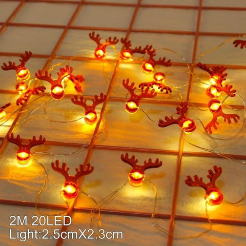 SearchFindOrder christmas Reindeer Red Snowman, Deer, and Sand Christmas LED Tree Decoration