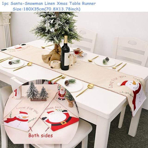 SearchFindOrder christmas Table Runner-39 Multiple Christmas Decor For Tables & Chairs
