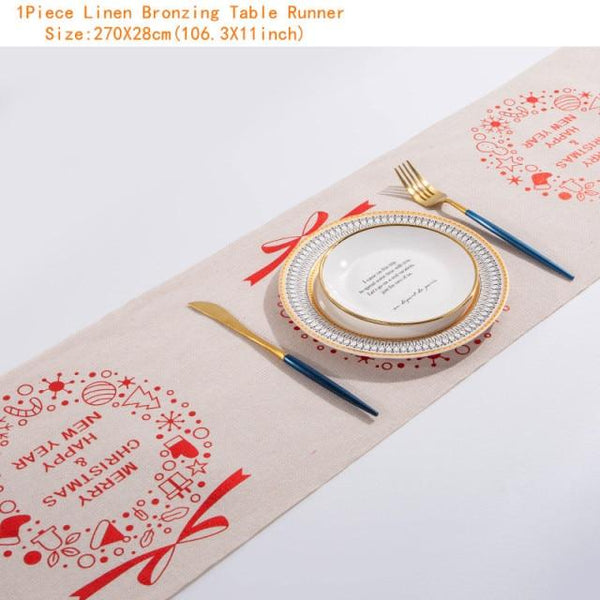 SearchFindOrder christmas Table Runner-64 Multiple Christmas Decor For Tables & Chairs