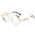 SearchFindOrder COLOR-26 / Glasses Retro Round Classic Gothic Steampunk Sunglasses (UV400)