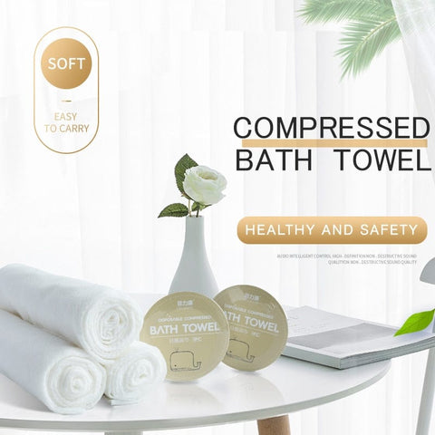 SearchFindOrder Compressed Non-Woven Disposable Soft Bath and Face Towel