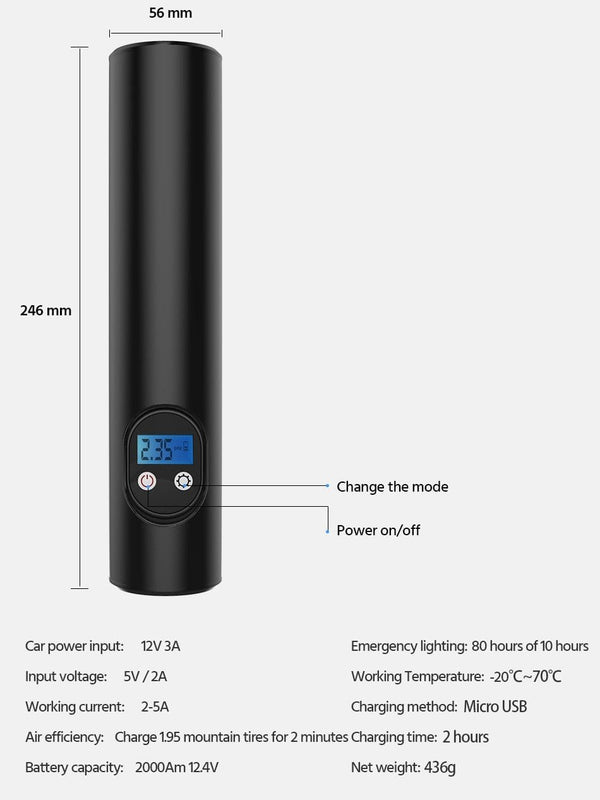 SearchFindOrder Cordless LED Tire Inflator