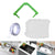 SearchFindOrder Corner Kitchen Sink Mesh Waste Strainer (1 holder + 100 mesh filter bags)