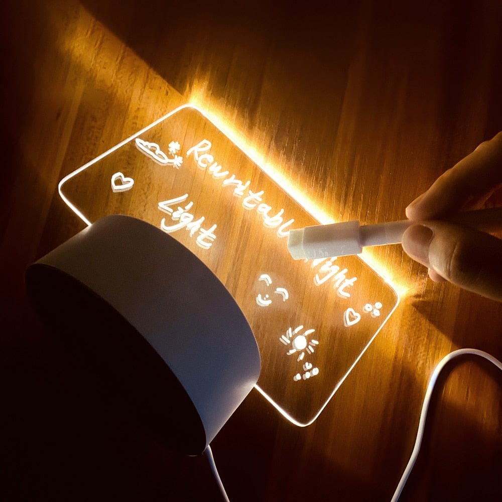 Creative LED Night Light Note Board – SearchFindOrder