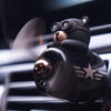 SearchFindOrder Cute Bear Pilot Car Air Freshener with Rotating Propeller