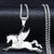 SearchFindOrder D 60cm BOX SR Unisex Stainless Steel Horse Head Pendant Necklace Ring and Key Chain