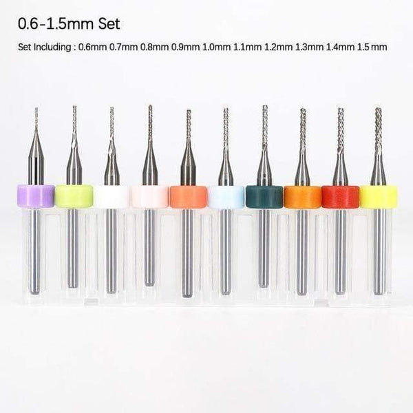 SearchFindOrder D3.175 0.6-1.5set Carbide Tungsten Corn teeth Milling bits cutter for Engraving machine
