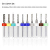 SearchFindOrder D3.175 0.8-3.0set Carbide Tungsten Corn teeth Milling bits cutter for Engraving machine