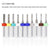 SearchFindOrder D3.175 1.4-2.4set Carbide Tungsten Corn teeth Milling bits cutter for Engraving machine