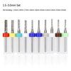 SearchFindOrder D3.175 1.5-3.0set Carbide Tungsten Corn teeth Milling bits cutter for Engraving machine
