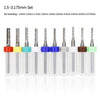 SearchFindOrder D3.175 1.5-3.175set Carbide Tungsten Corn teeth Milling bits cutter for Engraving machine