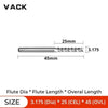 SearchFindOrder D3.175X25X45L Carbide Tungsten Corn teeth Milling bits cutter for Engraving machine