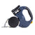SearchFindOrder Dark Blue Retractable Dual Dog Leash with LED Light