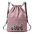 SearchFindOrder Dark pink Multi-Purpose Portable Travel Drawstring Backpack