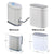 SearchFindOrder Electronic Sensor Trash Can with Toilet Brush