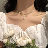 SearchFindOrder Fashion Beaded Pearl Necklace