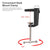 SearchFindOrder Flexible and Foldable Desk Mount Stand with Metal Bracket