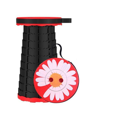 SearchFindOrder flower Portable Retractable Folding Stool