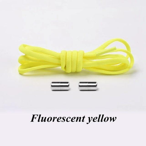 SearchFindOrder Fluorescent yellow Smart No-Tie Shoelaces