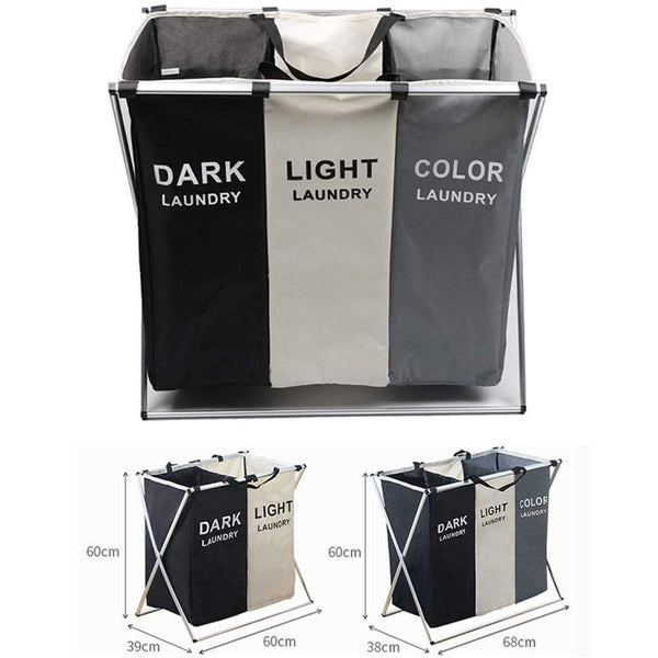 SearchFindOrder Foldable Laundry Basket Sorter