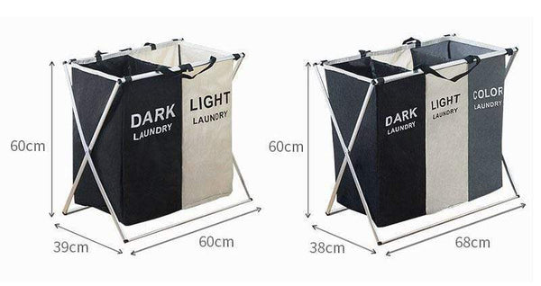 SearchFindOrder Foldable Laundry Basket Sorter