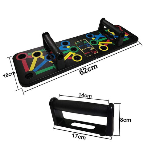 SearchFindOrder Foldable Push Up Board 9-in-1 Workout Stand