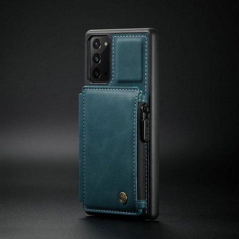 SearchFindOrder For Galaxy S8Plus / Blue Luxury Multifunctional Wallet Phone Case For Samsung