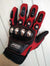 SearchFindOrder Full Finger Red / M Motorcycle Tactical Gloves