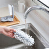SearchFindOrder Glass Washer with Double Sided Bristle Brush