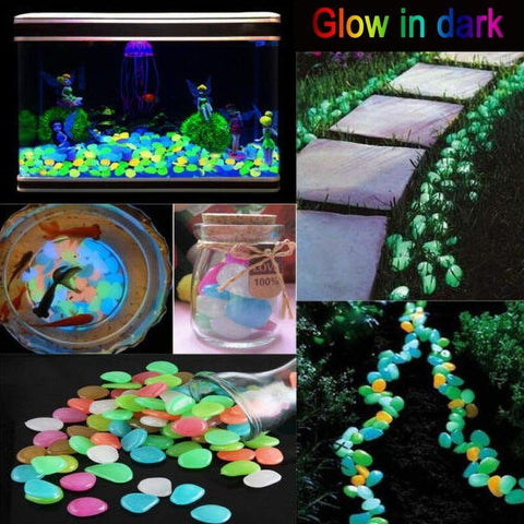 SearchFindOrder Glow in the Dark Garden Pebbles