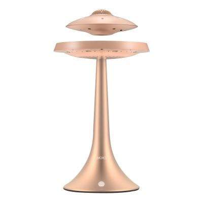SearchFindOrder Gold Magnetic Levitating UFO Lamp With Bluetooth Speaker