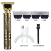 SearchFindOrder Gold Metal Skull Professional Hair Trimmer with LCD Display