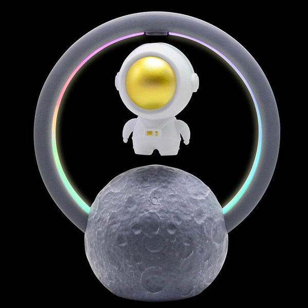 SearchFindOrder Gold Type B Levitating Astronaut Bluetooth Speaker Lamp