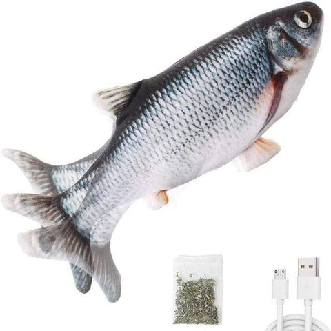 SearchFindOrder Grass Carp Flopping Fish Cat Toy