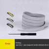 SearchFindOrder Gray / China / 100cm Smart Magnetic No-Tie Shoelaces