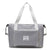 SearchFindOrder Gray Large Capacity Lightweight Waterproof Folding Travel Bag