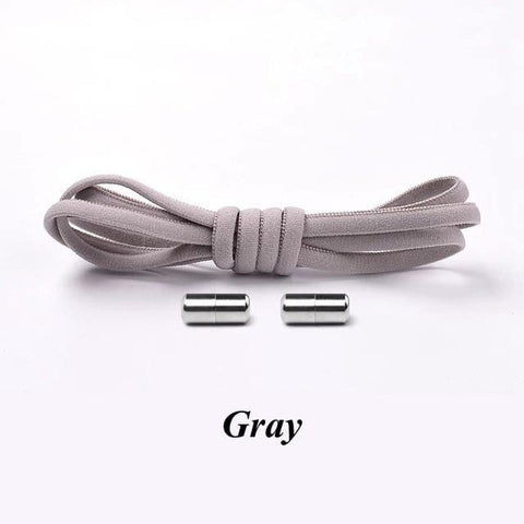 SearchFindOrder Gray Smart No-Tie Shoelaces