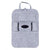 SearchFindOrder Gray Universal Car Back Seat Storage Organizer with Elastic Felt Storage Bag 6 Pockets Organizer