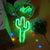SearchFindOrder Green Cactus Neon LED Neon Sign
