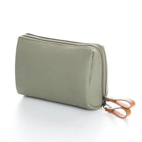 SearchFindOrder Green Cosmetic Travelling Waterproof Toiletry Makeup Bag for Women