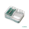 SearchFindOrder Green Crushing pill box cutting machine portable small mini slicer pill cutter divider storage box pill box cutting piece organizer