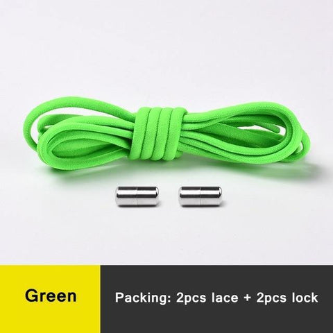 SearchFindOrder Green Smart No-Tie Shoelaces