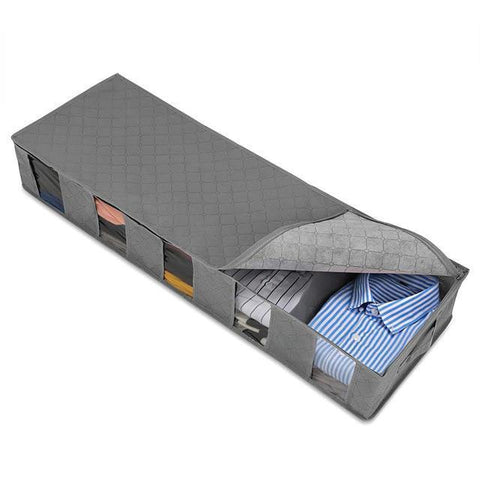 SearchFindOrder Grey NonWoven Under Bed Storage Bin Box